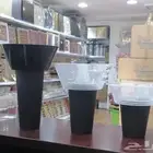 كاسات للمشروبات والوجبات السريعة
