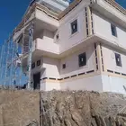معلم ديكور خارجي أسمنت ابيض وبطحاء الرياض بديل الحجر الطبيعي