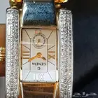 ساعة نسائية سويسرية مرصعة بالالماس