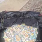 جاكيت جديد جلدي طبيعي فاخر من ماعز كشمير الجبلي مبطن بصوفه