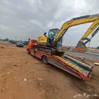 بوكلين صغير للايجار اليومي والشهري ربل وجنزير