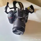 كاميرا NIKON D5600 مع عدسة و ملحقات