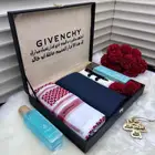 هدايا رجالية فاخرة   طقم جيفنشي ماركة   قماش   عطر   شماغ