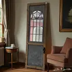 باب خشب ديكور ريفي أنيق