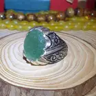 خاتم زمرد صياغة ايرانية يدوية