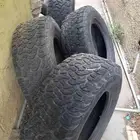 اطارات افجي مقاس 17مستخدم نضيف