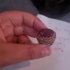 خاتم فضه عقيق يمني