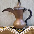 دله قريشيه منقوشة مربوبة حجم صغير ارتفاع كامل 20 ولحد الغطاء