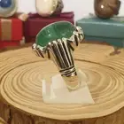 خاتم زمرد كبشون طبيعي