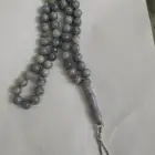 سبحة مرجان ازرق كركوشة فضة