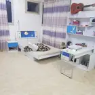 غرفة نوم من راحتكم سريرين مفرد ونصف وخزانه3فردات وطاولة