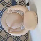 أثاث مستعمل.كرسي أرضي بيج بسماعات مع الأسلاك (استخدام خفيف )