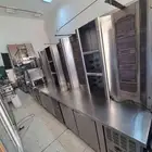مكينه شورماء فرنسي اربعه 8عين مع ثلاجه كونتر 150سم