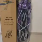 عربة أطفال جديده بكرتونها لون زهري