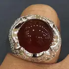خاتم عقيق يماني كرزي كابشون