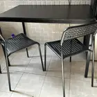 فرن كبير وصغير مطبخ طاوله بكراسي سرير ين اطفال جلسه جزامه