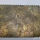 لوحه نحاس رسم أبره مجسم سيكل ديكور