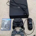 سوني فور برو مع يدين وشريط وقاعدة شحن