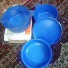 للبيع طقم قدور سيراميك أزرق فاخر (جديد)