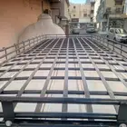 شبك باص مع الدرج والشراع