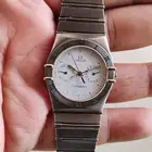 Omega Constellation Day Date Stahl Panda Deal Steel