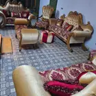كنب تركي ملكي خشب أصلي صامطه