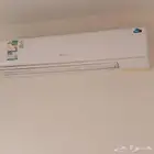 7 مكيفات 2 قري 3 طن و 4 بيسك و واحد ال جي