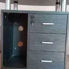 مكتب سطح زجاج حراري