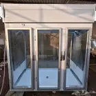 ثلاجة عرض لحوم ثلاث أبواب جديد