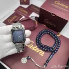 ساعات Catera الأنيقة للرجال مع مسبحة فخمة