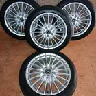 جنوط مرسيدس بانوراما 2012 S class مع كفرات نظيفه