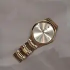 ساعة فوسيل ذهبي استخدام قليل جدا