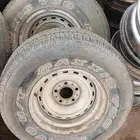 للبيع 3 جنوط وكفرات C10 مقاس 10