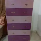 دولاب ادراج لحفظ الملابس مقاس 80 سم فى 150سم مستعملة ب50ريال