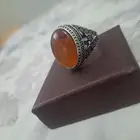 خاتم عقيق يماني طبيعي