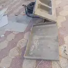 رخام كامل حق مطبخ مع المغسله ممتاز