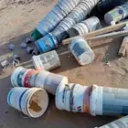 سطول بوية بلاستيك نظيف اكثر من 250 سطل