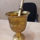 نجر نحاس هندي مقاس متوسط منقوش
