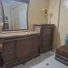 غرفت نوم شبه جديد ماليزي خشب قوى 1100