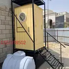حمامات فيبر جلاس دورات مياه المتنقلة