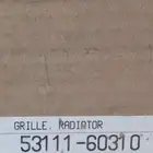 شبك امامي برادو 97 _99 اصلي مع العلامه
