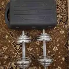 دنبل حديد وزن 20 كيلو استعمال قليل