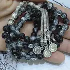سبحه 99خرزه ب كركوشه نحاس