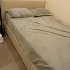 سرير نفر ونص طول مترين وعرض 140