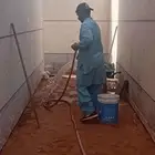 Ceramic tiles painted work craftsmanship