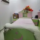 غرفة نوم أطفال سريرين و دولاب (بدون مراتب)