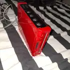 Used red Wii for sale (motion sensor  cables  controller)