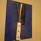 ساطور ممتاز ثقيل طول 39 سم تقريبا وعرض 10سم تقريبا وزن كيلو