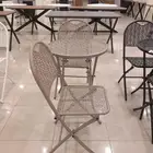 كراسي وطاولات خارجيه حديد وفايبر