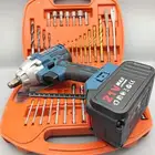 دريل كهربائي 600 نيوتن لآسلكي   مع طقم ملحقات متنوعة